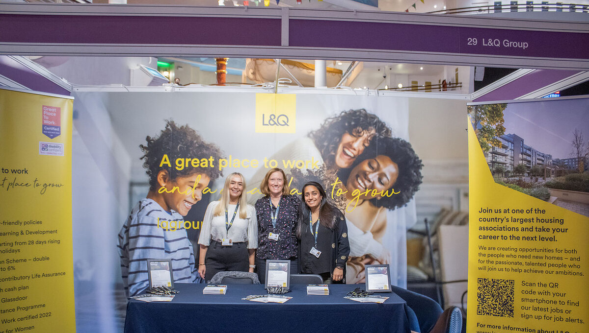 A candidate's QR code scanned by an employer at the MK Job Show